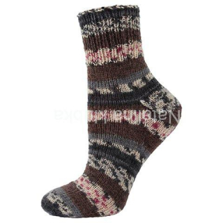 ponožková příze Best Socks 7023- odstíny hnědošedorůžovo