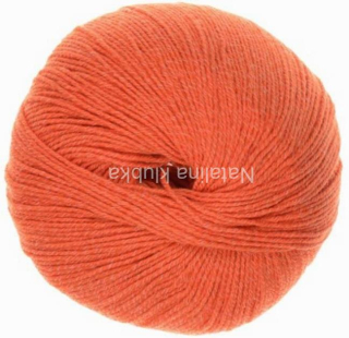 ponožková příze Aktiv Fine Cotton - 7727 oranžová