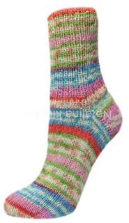 Flotte Socke 4f. Seide-Merino 1844 letní louka