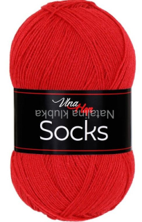ponožková příze 4 fach Socks - 61147 tmavě červená