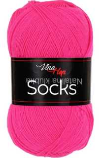 ponožková příze 4 fach Socks - 61345 neon růžová